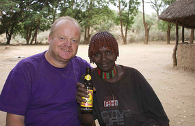 Me and the campsite manager