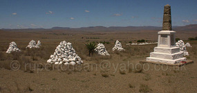 The stone cairns