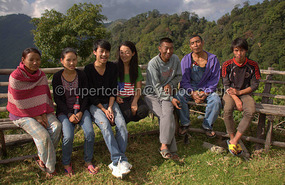 Langa's family plus hangers on for the picnic