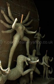 Clay icon production by hand