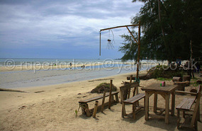 The beach