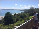 Onetangi Beach from the top of the steps