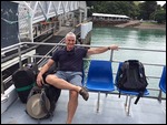 Man on a boat
