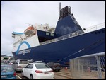 Our Bluebridge Ferry - colour gives it away