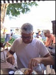 Graham not to be messed with when eating brekkie