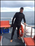A bloater fish in a stinger suit