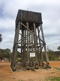 1892 Water Tower supplying Water to Steam Engines