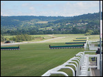 Home straight all uphill at Cheltenham racecourse