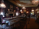 Dining room inside Warwick Castle