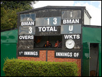 The scorer's hut