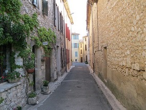 Our Street toward town