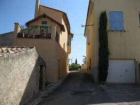 Our Street toward town