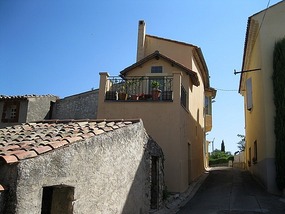 Patio and House
