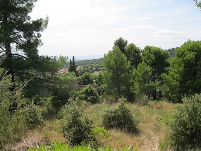 Road Trip View of Vitrolles-en-Luberon