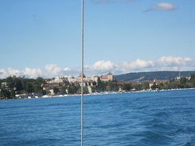 Anncey as we approach from the South