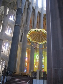 Screen over altar 1