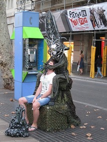 Street Performer Serpent Gaudi