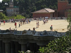 Terrace in Park Guell