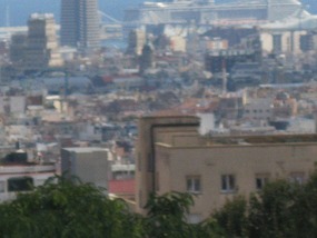 View of Barcelona from Park Guell