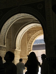 Archway leaving Nashrid Palaces