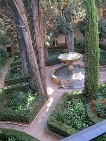 Courtyard below quarters
