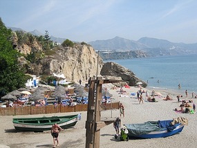 Nerja Beach view