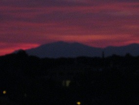 Evening Sunset from our porch