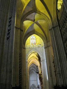 Arches in along nave