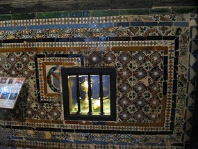 View into sacristy