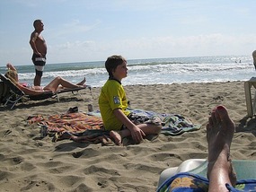Connor on Cabopino Beach