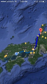 Hiroshima to Kanazawa via Osaka