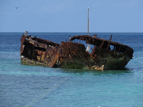 the H.M.C.S. Protector wreck