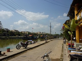 Riverfront street
