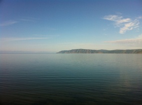 Going around the lake