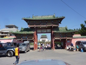 The biggest monastery in Mongolia
