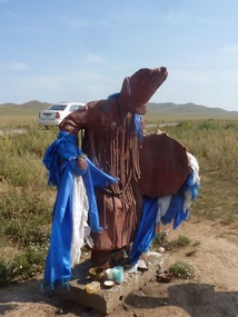 The monument we looked at as our guide slept