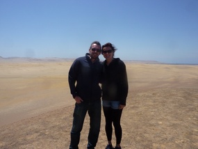 The desert near Huacachina....windy!