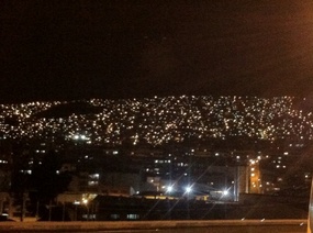 La Paz at night