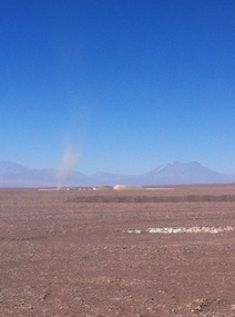 The start of a small twister