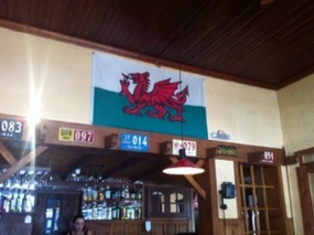In the pub
