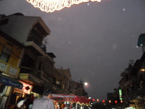 Hanoi city at night 