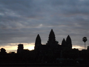 Ankgor wat sunrise at 5 am