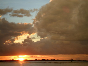 Sunset Tonle Sap