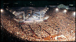 Verona Amphitheatre on performance night