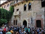 Juliet's balcony... and her suitors came calling