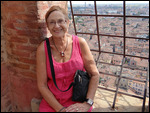 Relaxing at the top of Asinelli