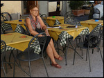 Waiting for the refreshing Spritz in Lucca