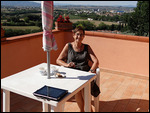 On our balcony at Petrignano