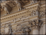 Extremely embellished frame work.