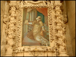 Portrait inside Santa Croce , Lecce